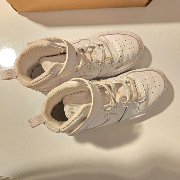 Nike Court Borough Mid 2 "White", Size US 13 C Unisex‎ Boys Girls - Picture 4 of 7
